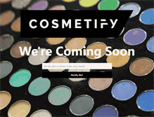 Tablet Screenshot of cosmetify.com